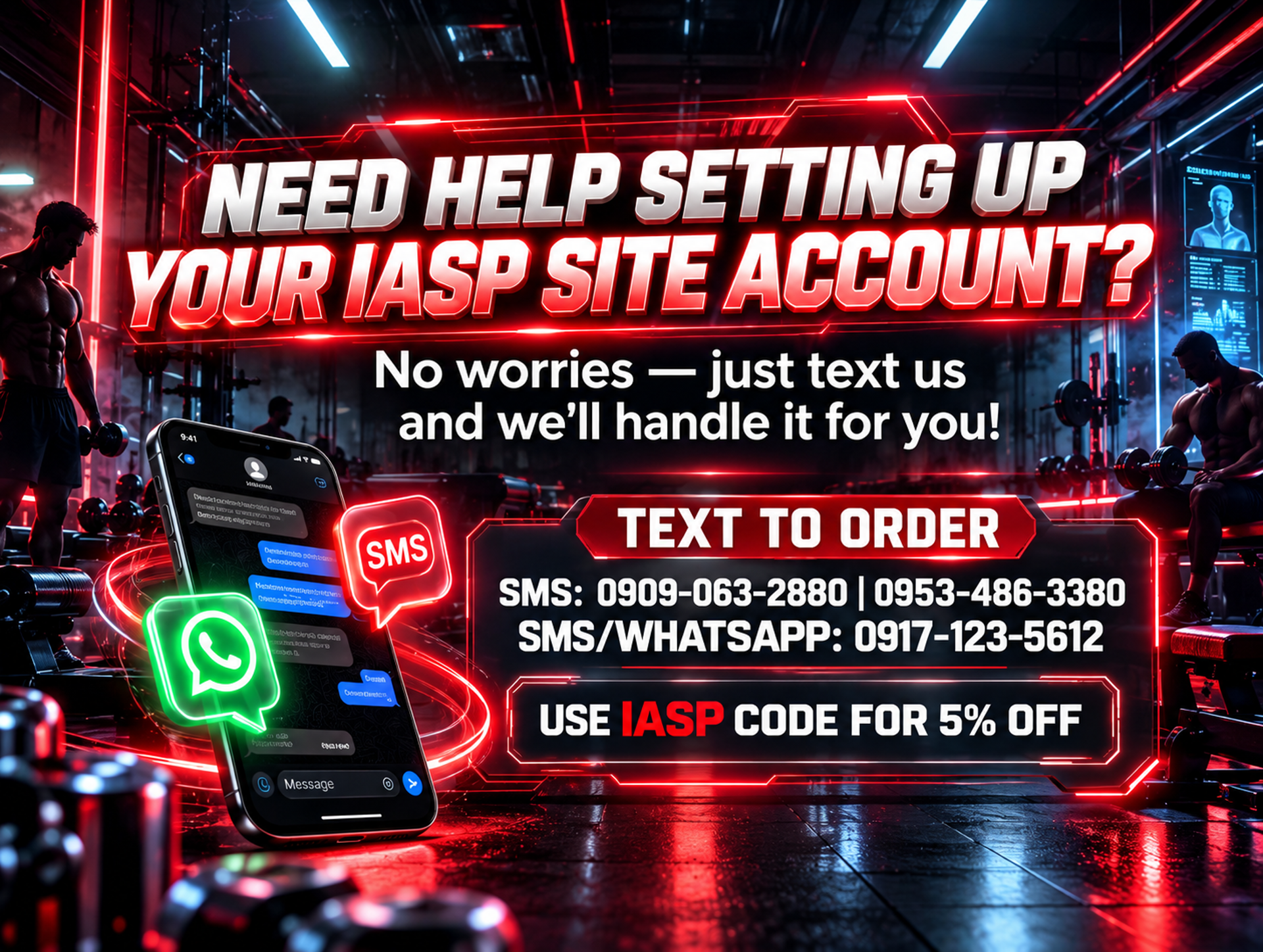 TEXT TO ORDER