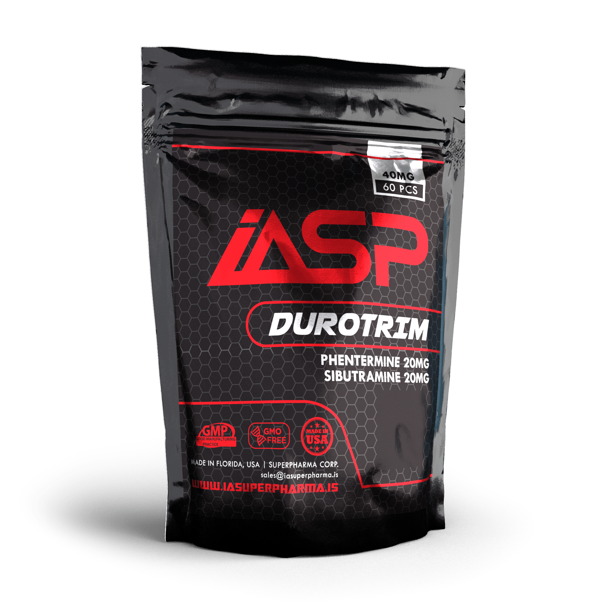 DUROTRIM - PHENTERMINE 20MG SIBUTRAMINE 20MG